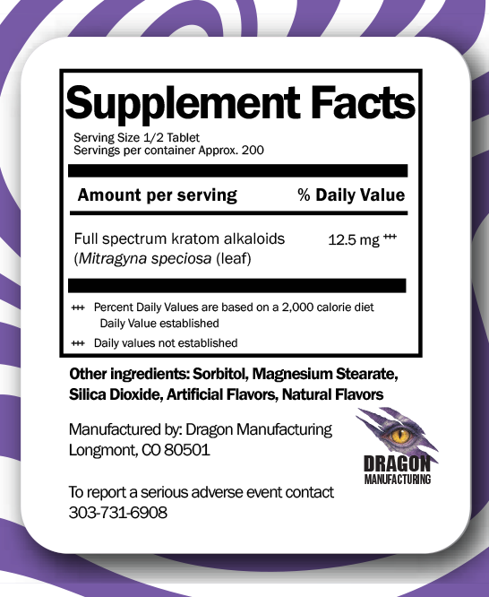 Alkaloids - 25mg Grape Chewable Tablets (Coming Soon!)