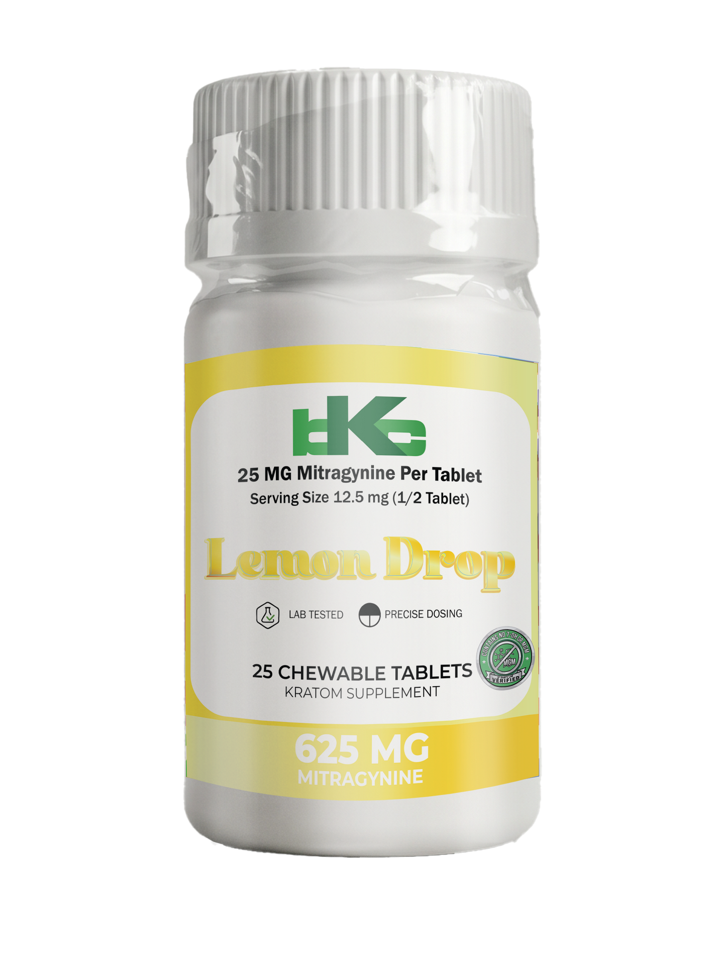 BKC MIT Tablets - Lemon Drop 25mg - 25 Count