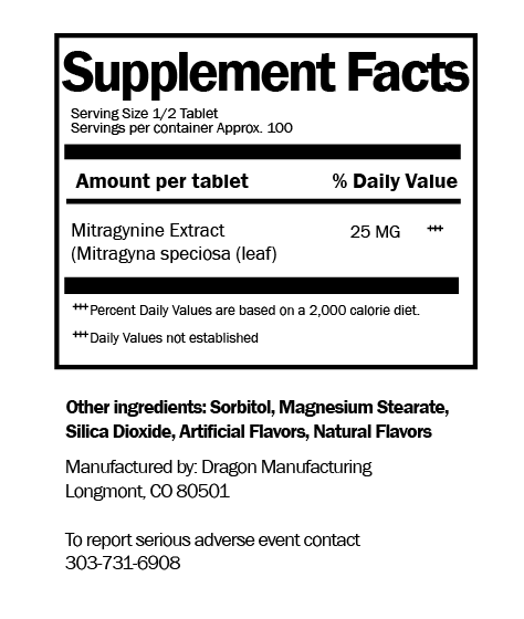 Mitonalgia 50MG MIT Tablets - Strawberry 🍓