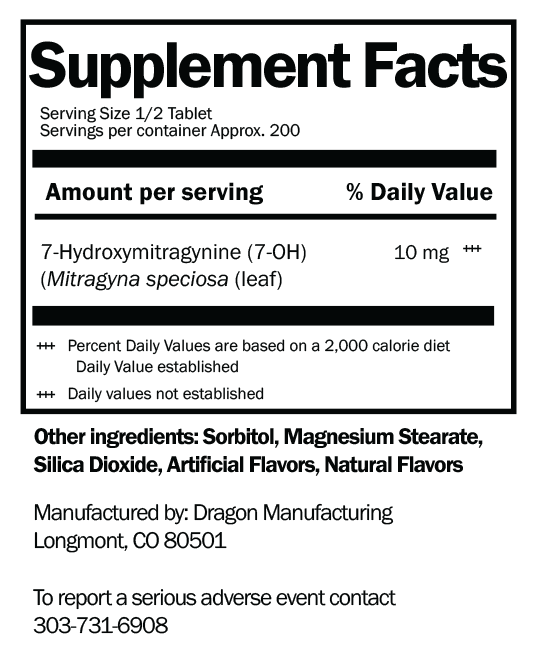 Dollar Days Grape - 10MG 7-OH Tablets