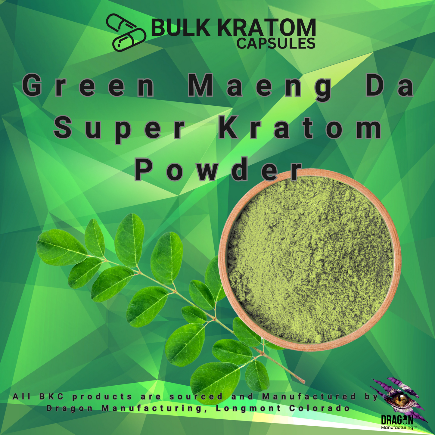 1kg Green Maeng Da Super Kratom Powder