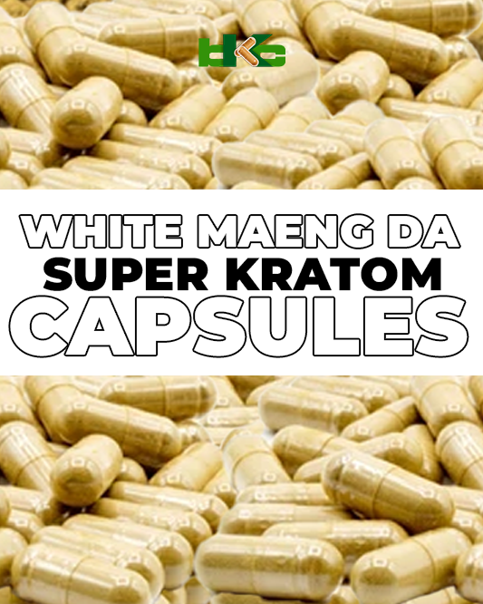 1kg White Maeng Da Super Kratom Capsules
