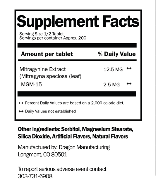 M² 5mg MGM-15 Bahama Splash with 25mg MIT