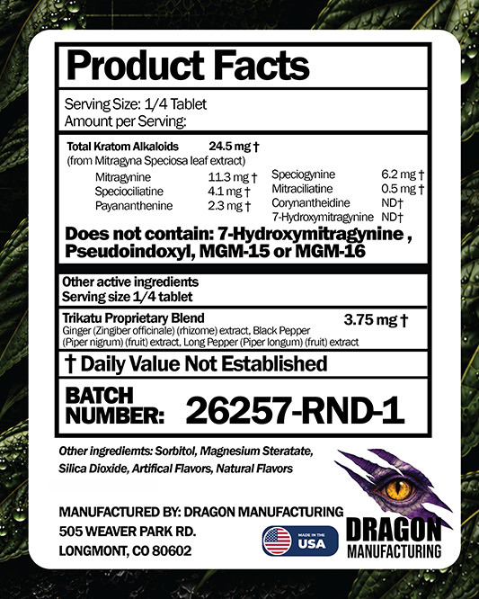 BKC KR8TM Cherry Chewable Tablets - Alkaloids & Trikatu Blend