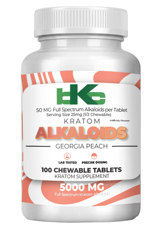 Alkaloids - 50mg Georgia Peach Chewable Tablets