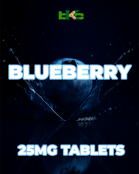 Blueberry - 25mg 7-OH Tablets