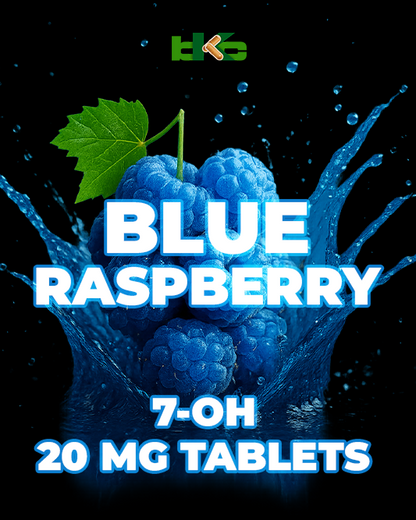Black Friday BlueRazz - 20mg 7-OH Tablets