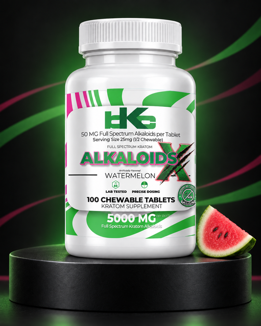 Alkaloids X - 50mg Watermelon Chewable Tablets
