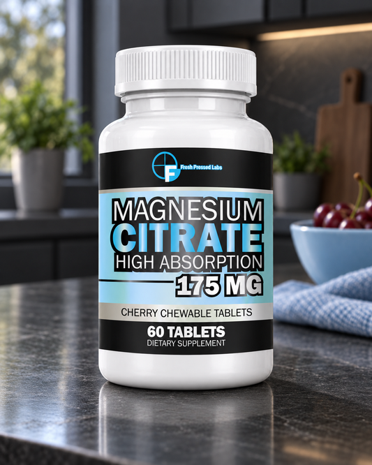 175mg Magnesium Citrate - Cherry Chewable Tablets
