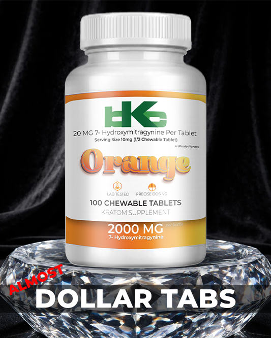 Almost Dollar Tabs Orange - 10mg 7-OH Tablets