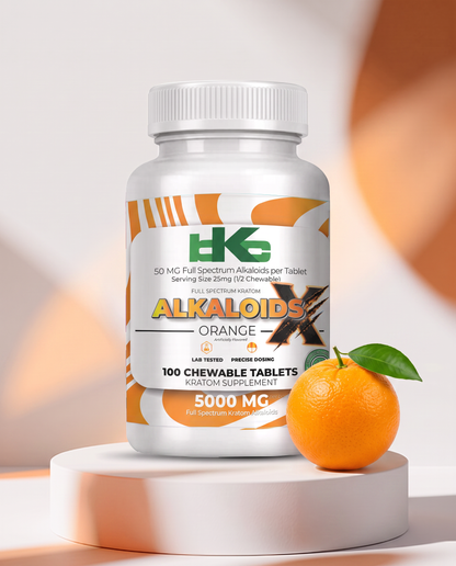 Alkaloids X - 50mg Orange Chewable Tablets (Coming Soon!)