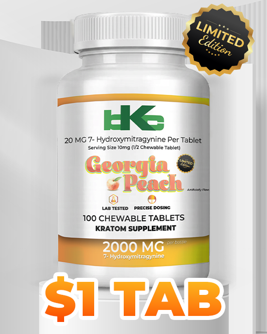 Dollar Days Georgia Peach 20mg 7-OH Tablets