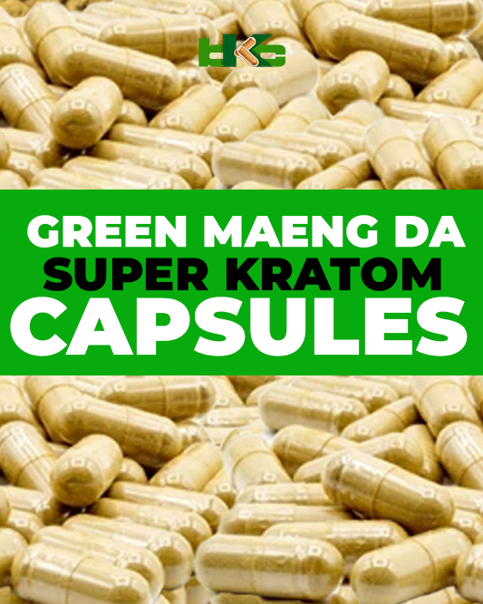 1kg Green Maeng Da Super Kratom Capsules