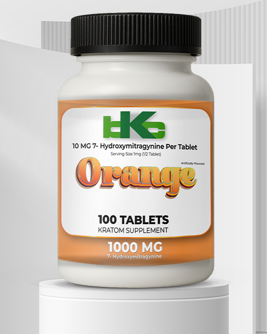 Orange - 10mg 7-OH Tablets
