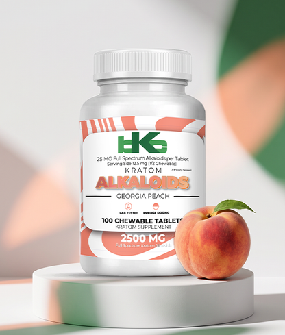 Alkaloids - 25mg Georgia Peach Chewable Tablets