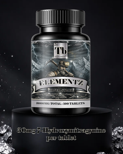 Elementz Silver Strike - Triple Berry 30mg 7-OH Tablets