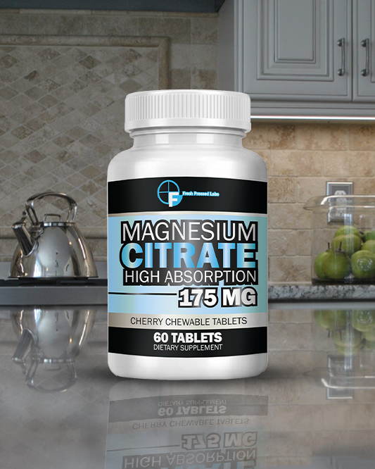 (Coming Soon) 175mg Magnesium Citrate - Cherry Chewable Tablets