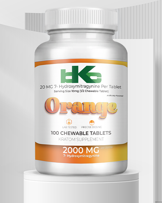 Orange - 10mg 7-OH Tablets