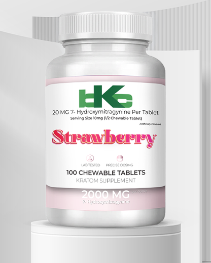 Strawberry - 20MG 7-OH Tablets- Friendly Discount