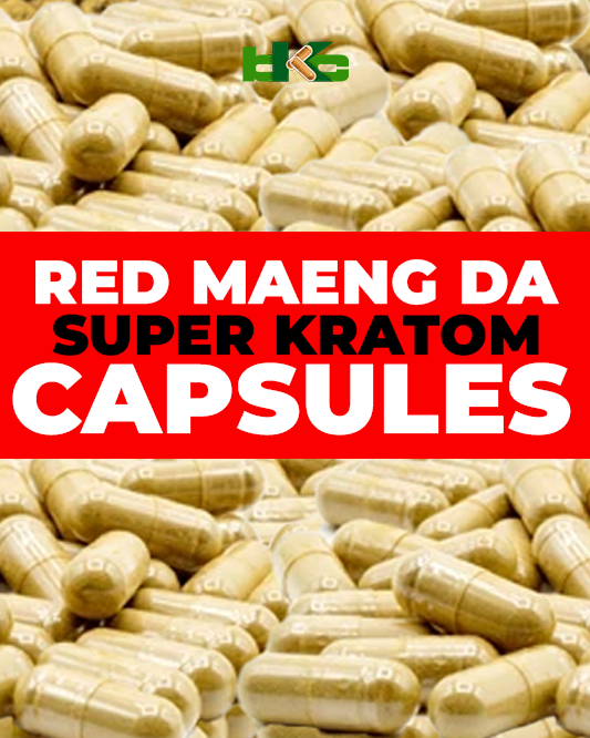 1kg Red Maeng Da Super Kratom Capsules