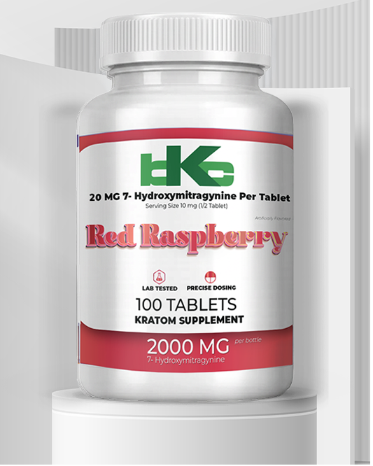 Red Raspberry - 20mg 7-OH Tablets