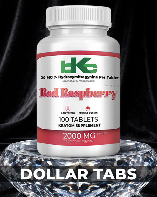 Dollar Tabs Raspberry - 20mg 7-OH