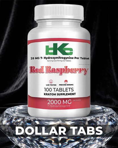 Dollar Tabs Raspberry - 20mg 7-OH