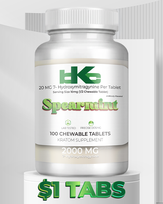 Dollar Days Spearmint 20mg 7-OH Tablets