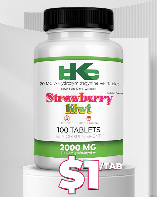Dollar Tabs Strawberry Kiwi 20mg 7-OH Tablets