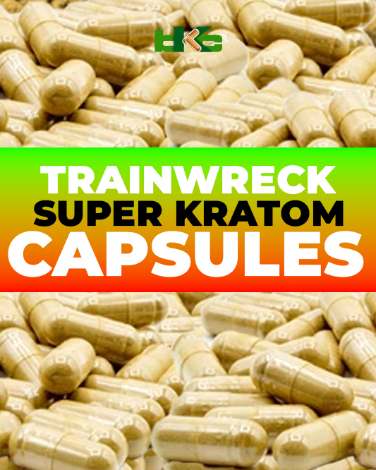 1kg Trainwreck Kratom Capsules