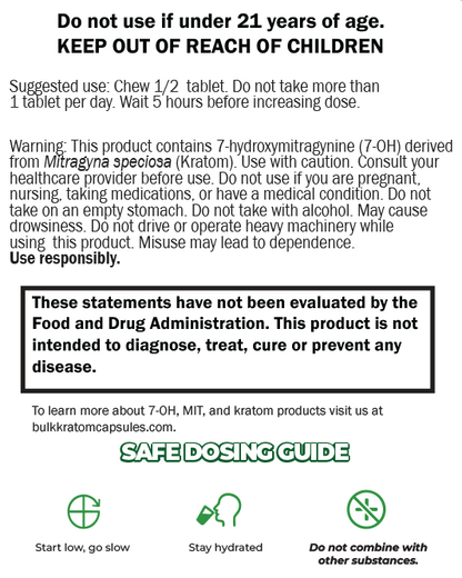 Black Friday Blueberry - 20MG 7-OH Tablets