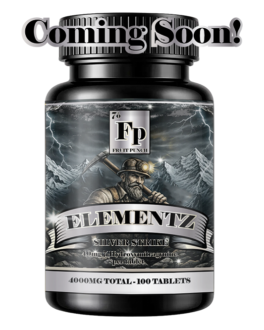 Elementz Silver Strike - Fruit Punch 40MG - 7-OH Tablets